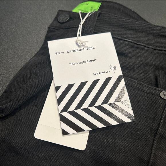 NWT SR vs. Sandrine Rose Distressed Skinny Jeans – Black, Women’s Size 25 - Picture 2 of 10